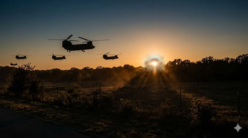 Overview image for Were Military Helicopters Really There?