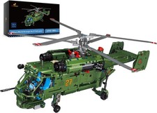 Listing image for Jmbricklayer Military Helicopter Set, 1800-Piece Model For Collectors