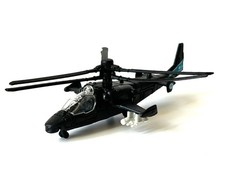Listing image for KA-52 Alligator NATO Military Helicopter Model Toy Black Diecast Maisto
