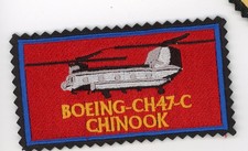 Listing image for PATCH IRAN IRIAA HELICOPTER CH-47 CHINOOK NAMETAG SEW ON PARCHE